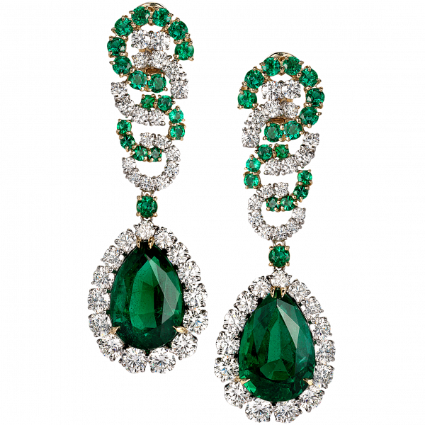 Emerald Jewelry 2017 Red Carpet Clipart (600x600), Png Download