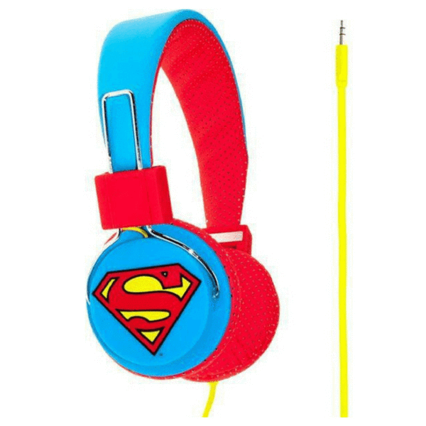 Kondor Superman Dc0292 Man Of Steel On-ear Headphones - Superman Headphone Clipart (600x600), Png Download