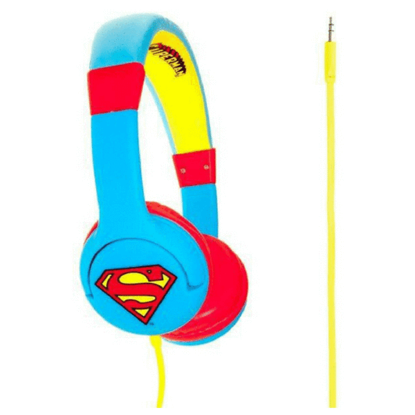 Kondor Superman "man Of Steel" Blue Children's Headphones - Superman Logo Clipart (600x600), Png Download