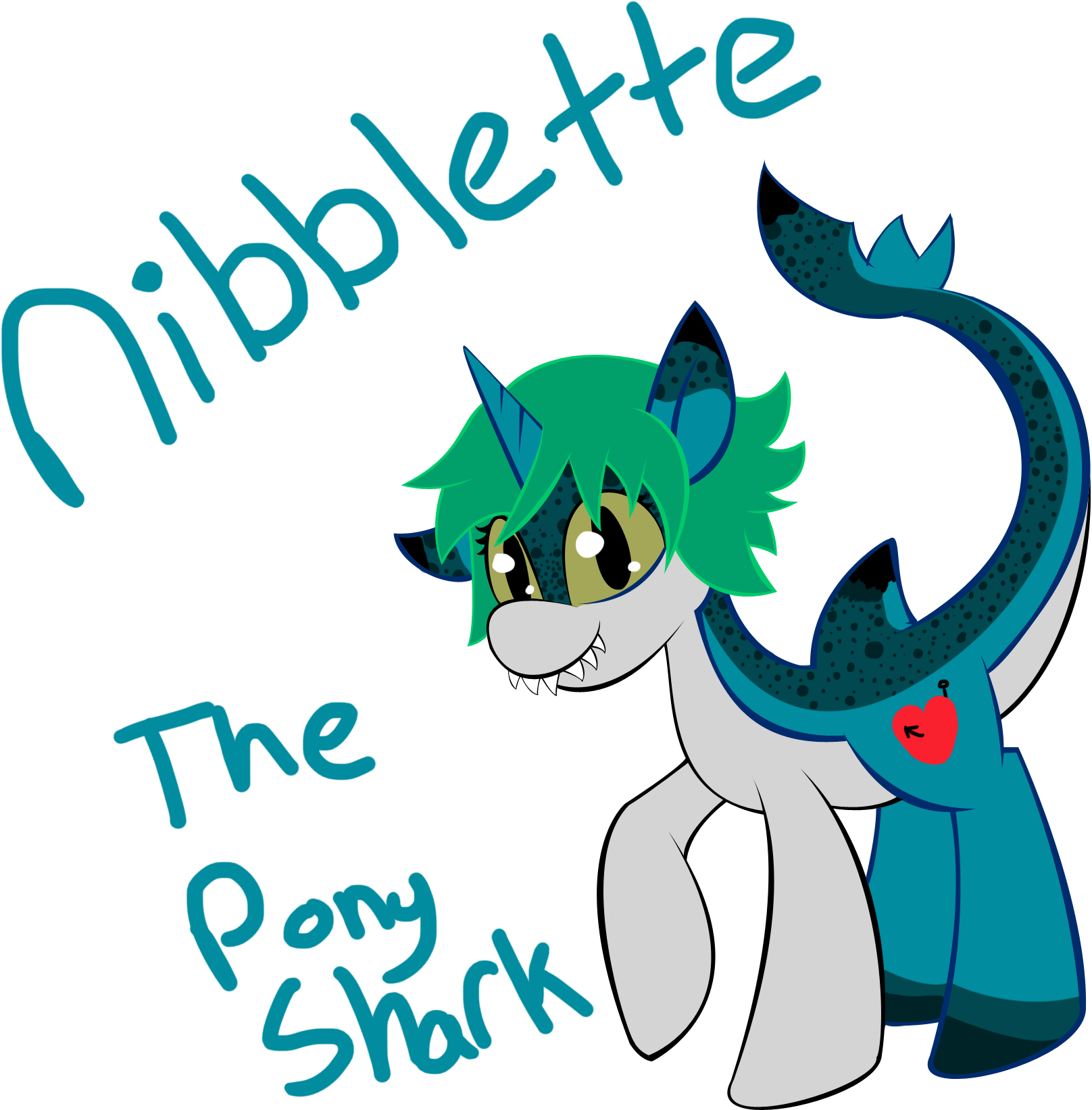 2 Awesome Ponies - Cartoon Clipart (1800x1800), Png Download