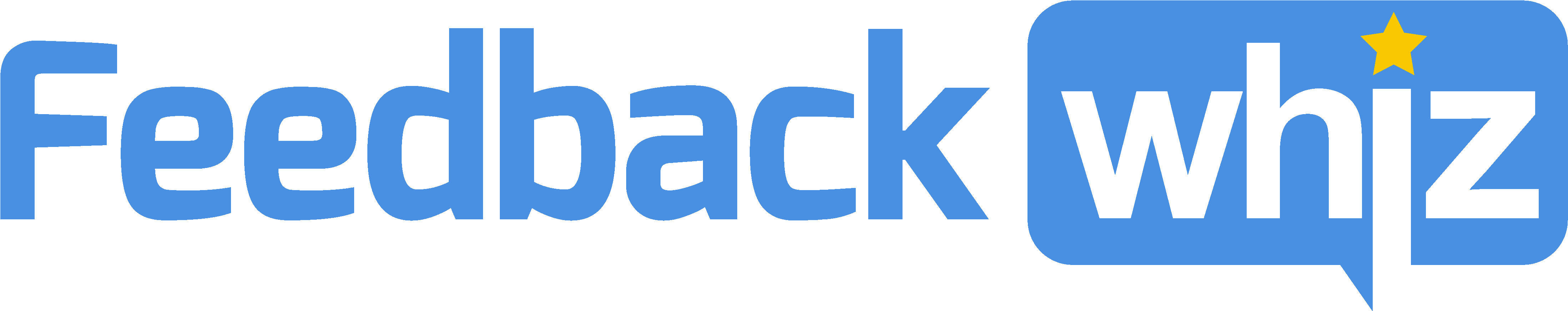 Feedbackwhiz Feedbackwhiz - Feedbackwhiz Logo Clipart (4442x912), Png Download