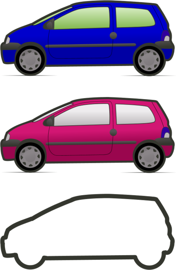 Ambulance Cliparts - Clip Art Car Small - Png Download (600x920), Png Download