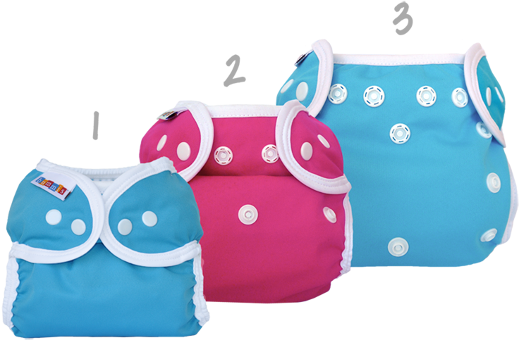 Simply Lite Trio Png Numberedcp1 - Diaper Clipart (800x538), Png Download