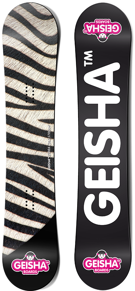 Tabla De Snowboard Mujer - Leopard Snowboard Clipart (439x943), Png Download