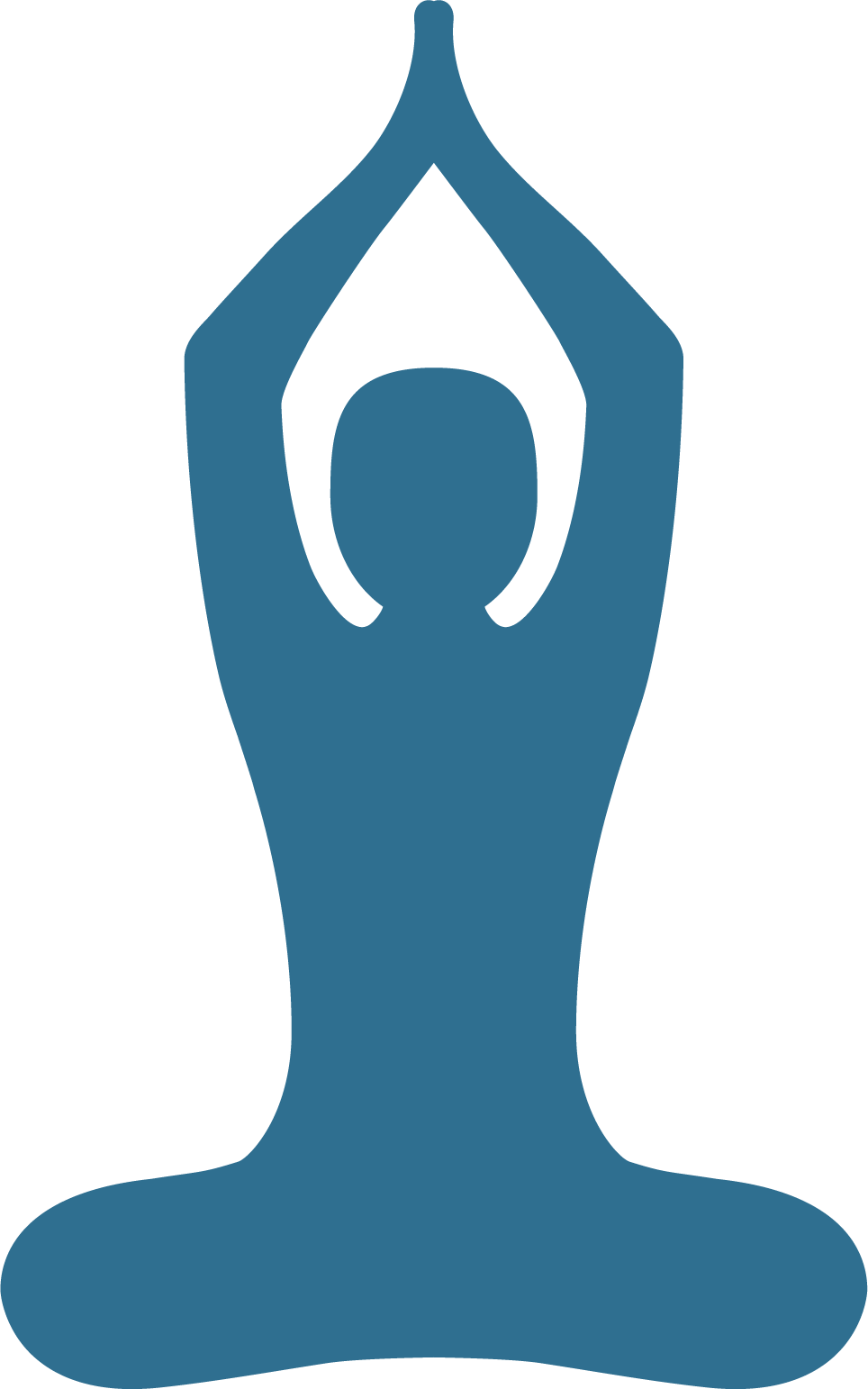 Meditation - Yoga - Yoga Clipart (964x1542), Png Download