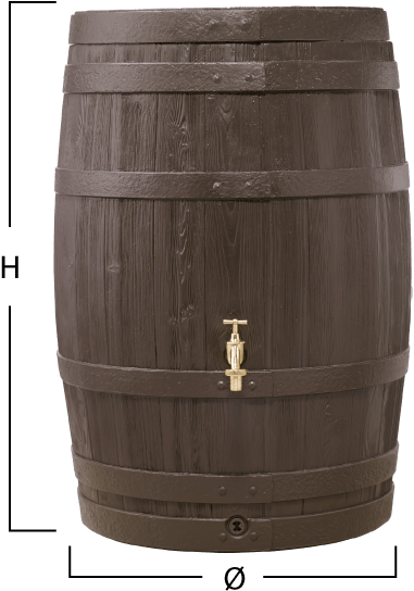 Barrica Rain Water Barrel - Pencil Skirt Clipart (1380x720), Png Download
