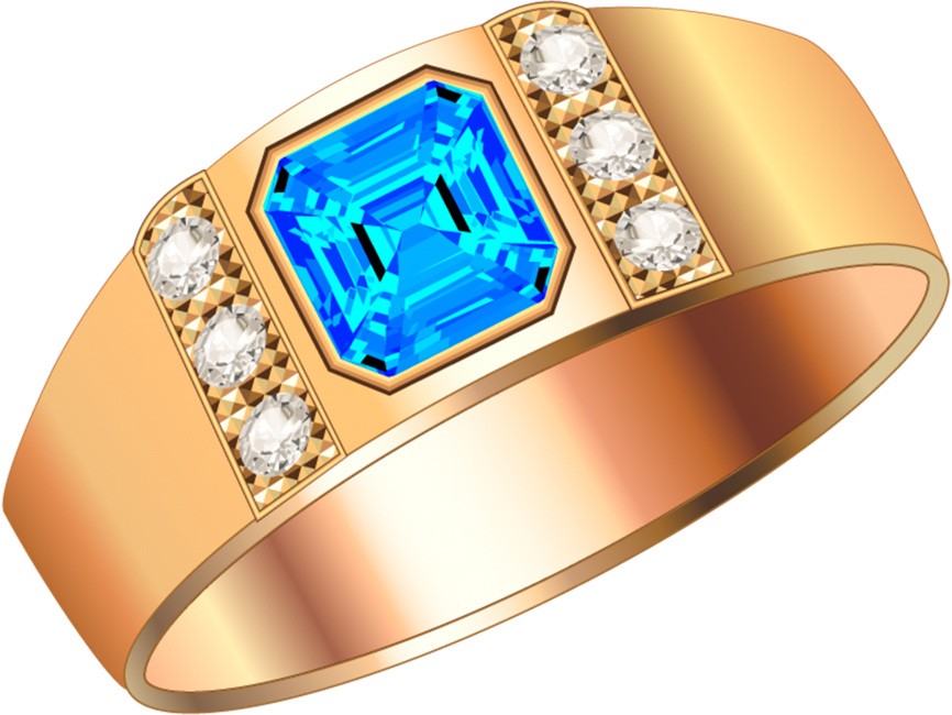 Wedding Ring Transparent Png Image - Engagement Ring Clipart (866x650), Png Download