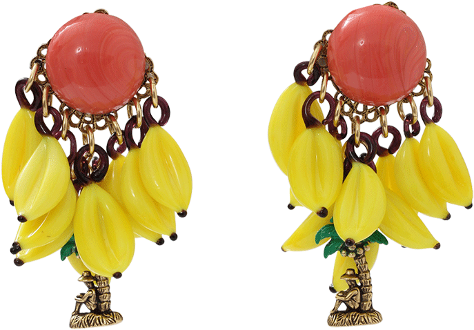 Charming Erickson Beamon Coopacabana Post Back Earrings - Earrings Clipart (960x960), Png Download