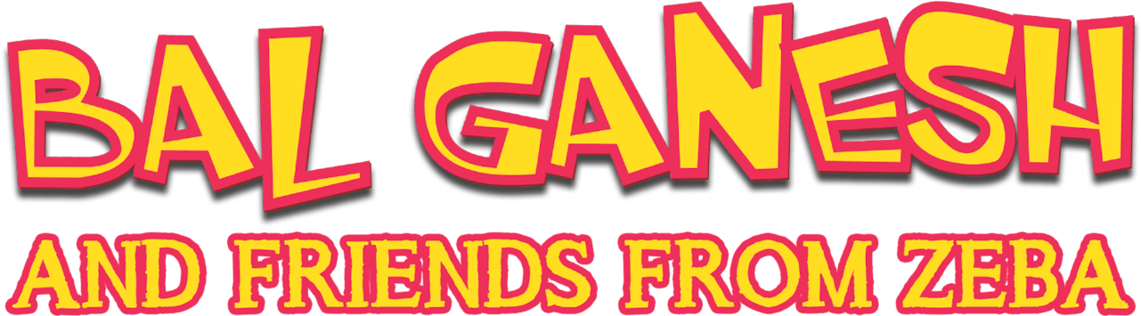 Bal Ganesh And Friends From Zeba - Orange Clipart (1280x544), Png Download