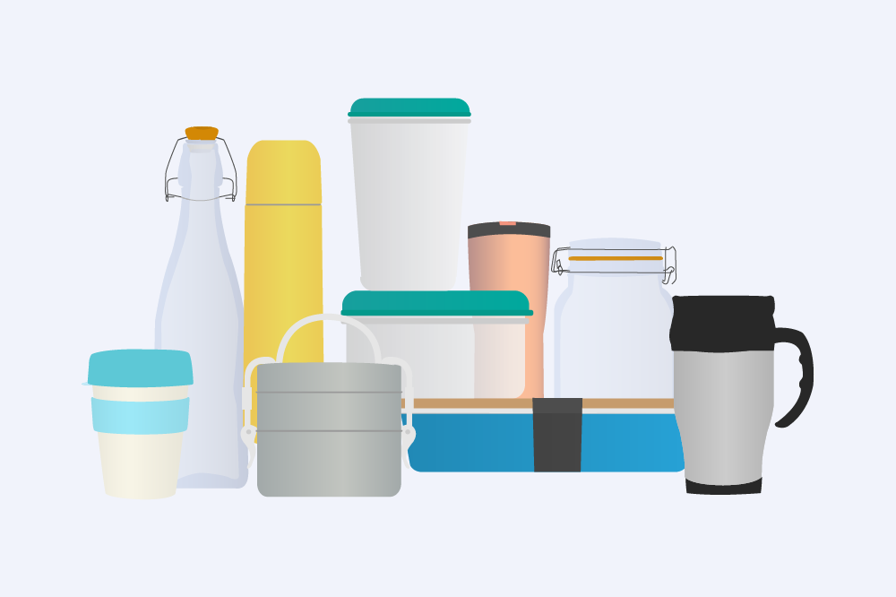 Where To Find Zero Waste Plastic Free Essentials Online - Coffee Cup Clipart (1000x666), Png Download