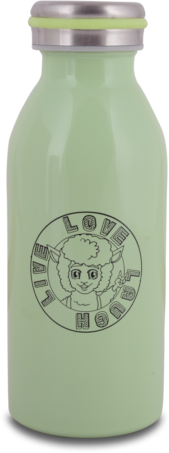 Live Love Laugh Bottle Wbss1022gre - Water Bottle Clipart (1500x1500), Png Download