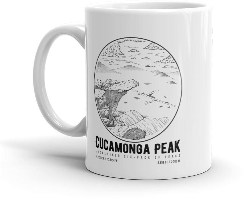 Cucamonga Peak Mug - Beer Stein Clipart (1000x1000), Png Download