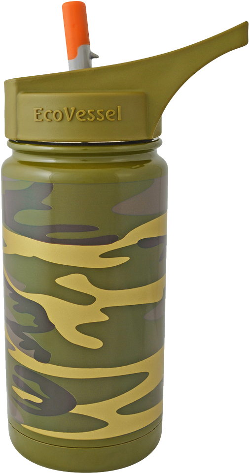 Eco Vessel Frost Water Bottle - Water Bottle Clipart (650x1025), Png Download