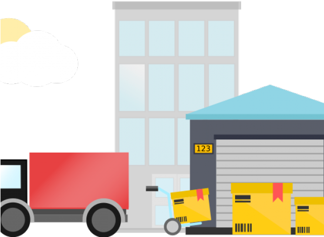 Warehouse Clipart Order Management - Warehouse Clipart Png Transparent Png (640x480), Png Download