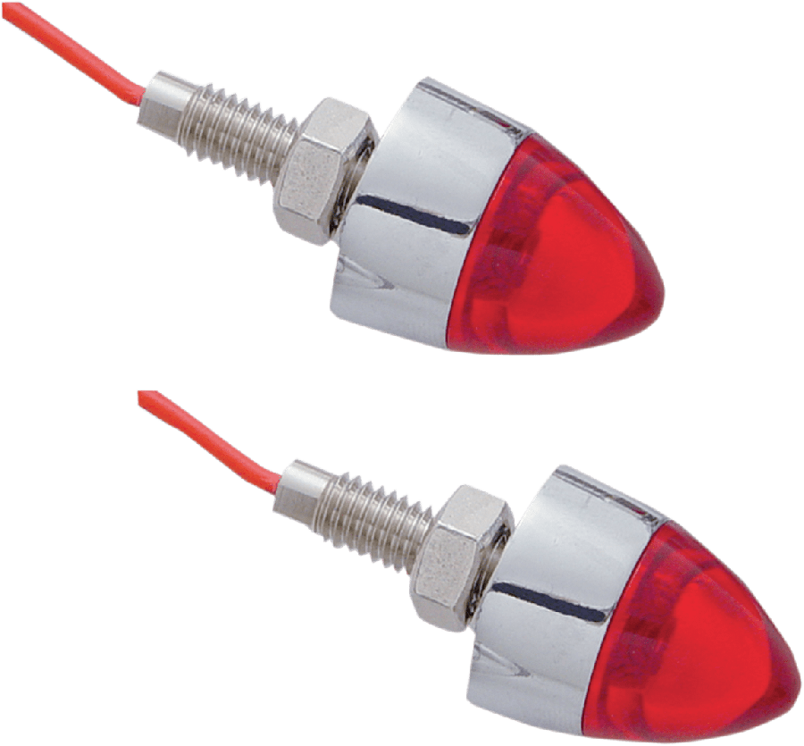 Single Function Bullet Mini Red Led Marker Lights 402270 - Led Mini Marker Lights Clipart (900x835), Png Download