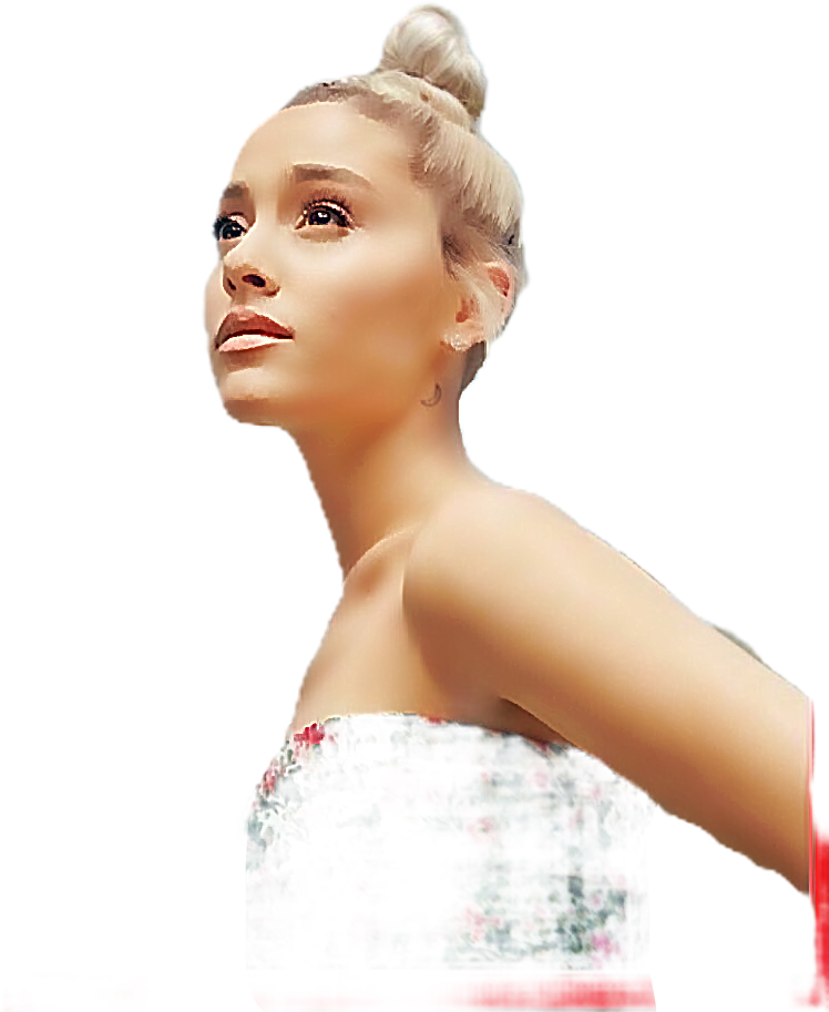 Ariana Grande Clipart Food - Ariana Grande Blonde Png Transparent Png (748x913), Png Download