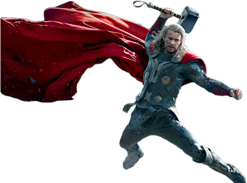Thor Transparent Action Png Image Download - Thor: The Dark World Clipart (940x646), Png Download