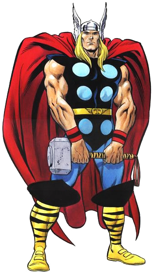 Clip Art Freeuse A Change Of Character Discussing Who - Comic Book Thor - Png Download (723x960), Png Download