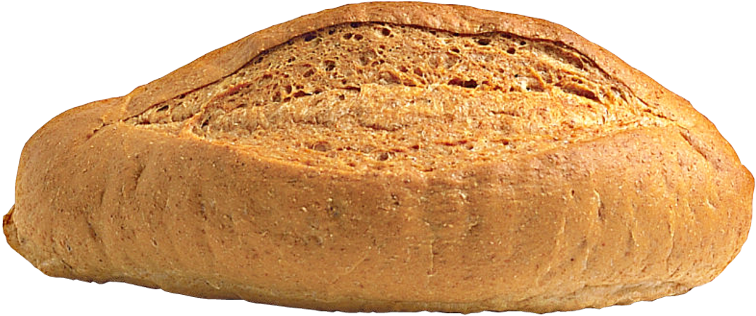 Large Loaf Bread - Loaf Of Bread Png Clipart (1200x604), Png Download
