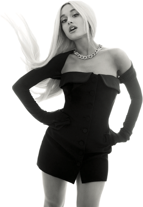 Ariana Grande Elle Magazine 2018 , Png Download Clipart (480x694), Png Download