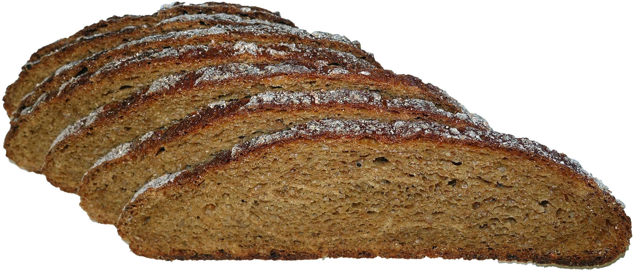Rye Bread - Sourdough Clipart (2121x905), Png Download