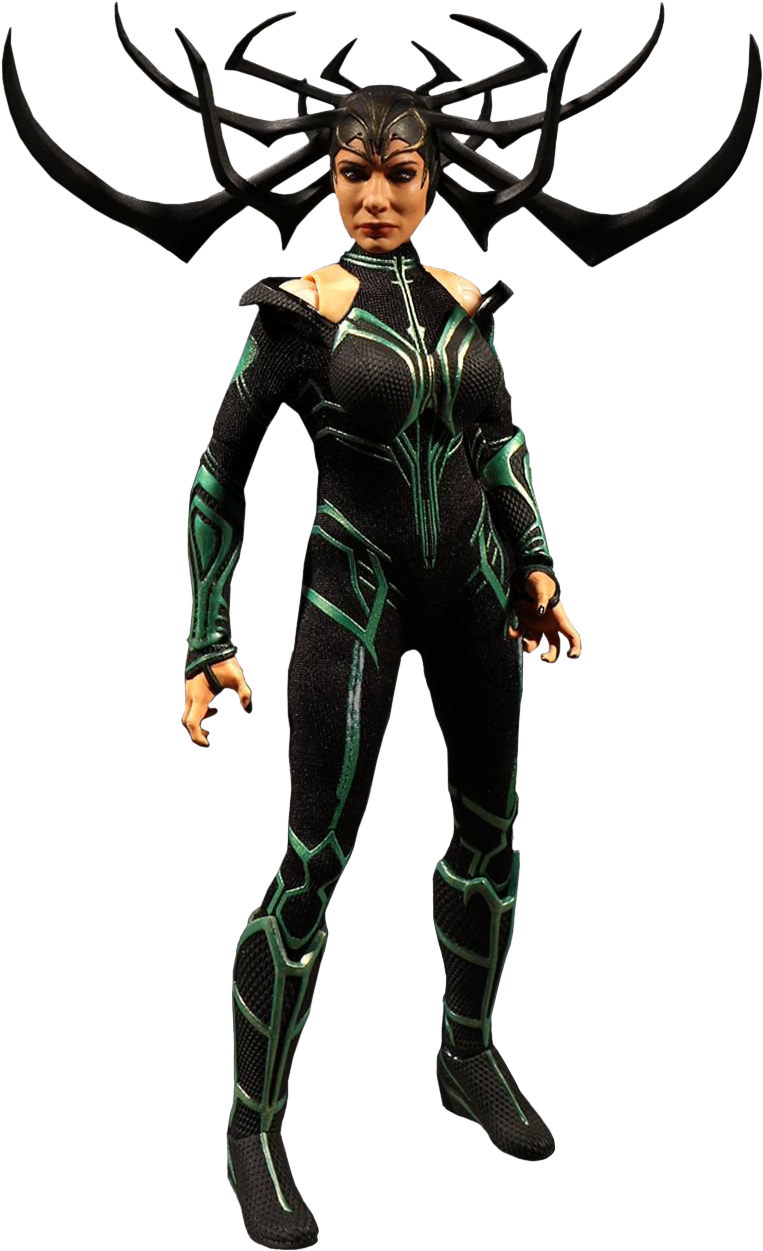Thor 3 - Ragnarok - Hela One - 12 Collective 1/12th - Mezco One 12 Collective Hela Clipart (762x1264), Png Download