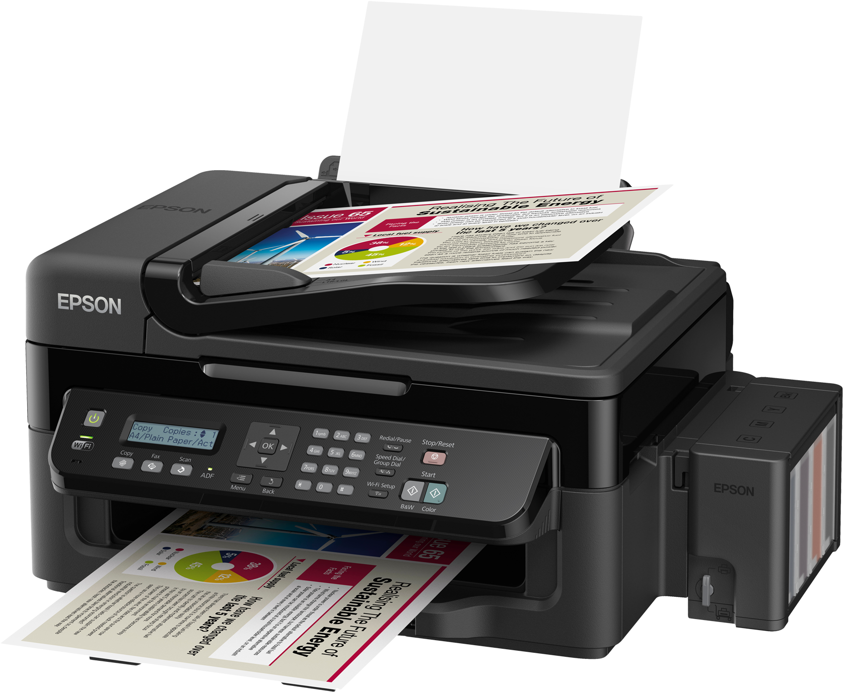 Laser Printer - Epson L550 Clipart (1719x1461), Png Download