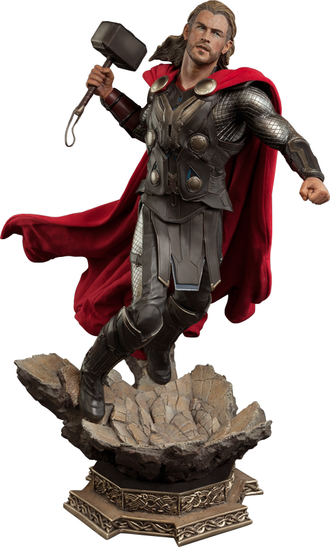 480 X 796 6 - Thor Figurine Transparent Clipart (480x796), Png Download