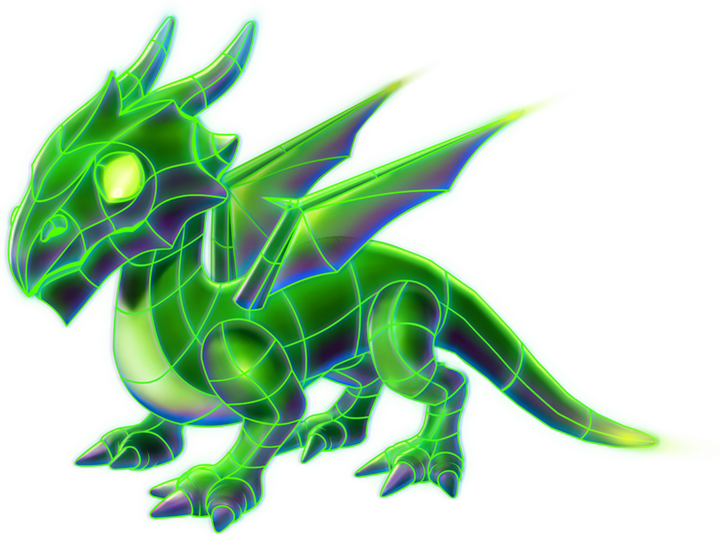 Laser Dragon - Dragon Mania Legends Laser Dragon Clipart (1424x1054), Png Download