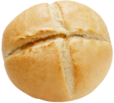Bread Roll Png - Round Bread Png Clipart (900x600), Png Download