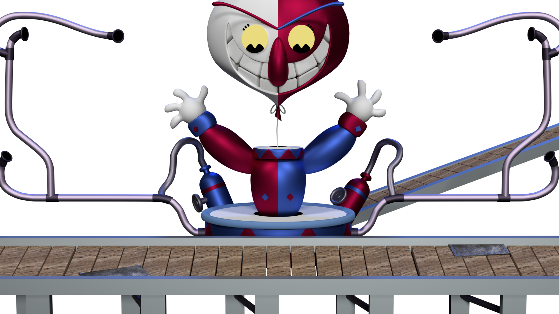 Cuphead - Five Nights At Cuphead Clipart (1920x1080), Png Download