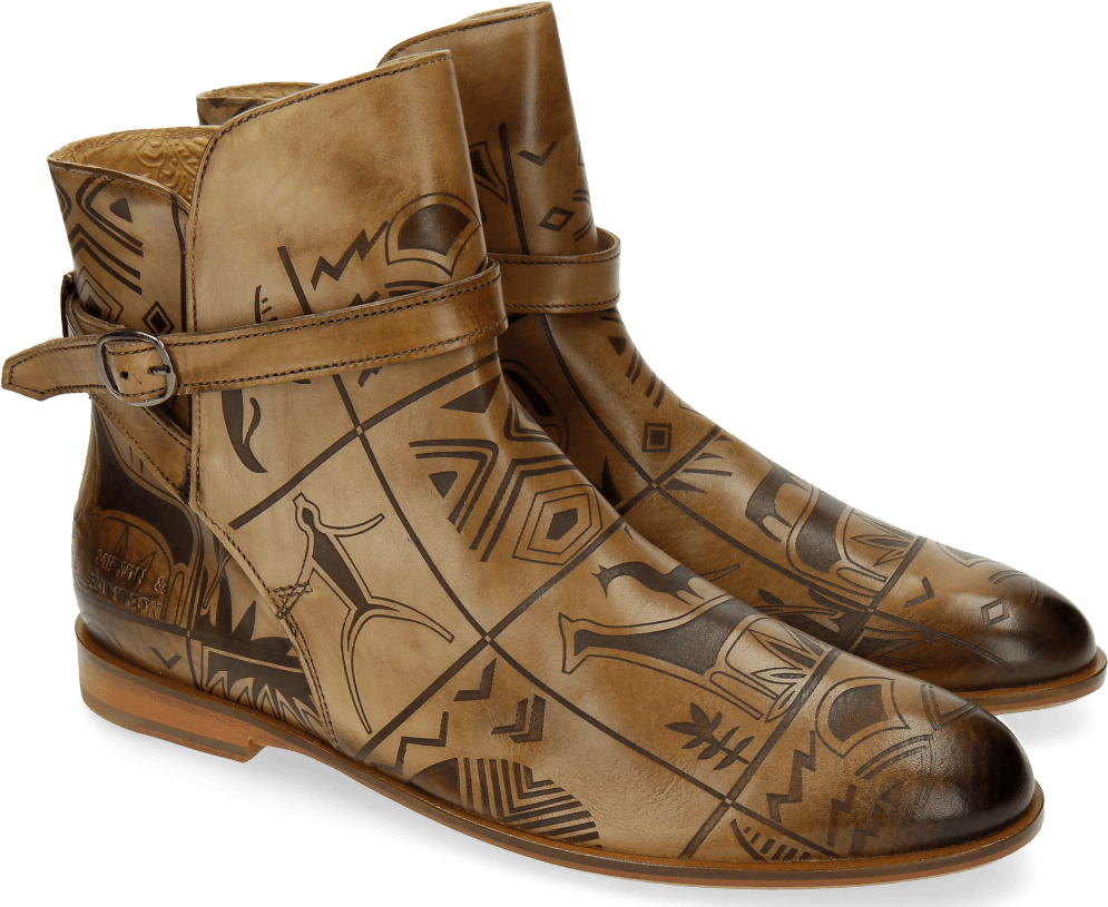 Ankle Boots Susan 13 Folk Laser Cut Make Up - Chelsea Boot Clipart (1024x1024), Png Download