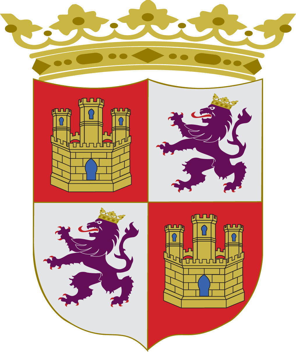 Escudo Corona De Castilla - Spain Flag Middle Age Clipart (1016x1211), Png Download