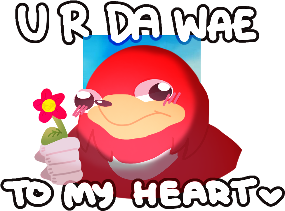 For U My Queen - My Queen Uganda Knuckles Clipart (1000x768), Png Download