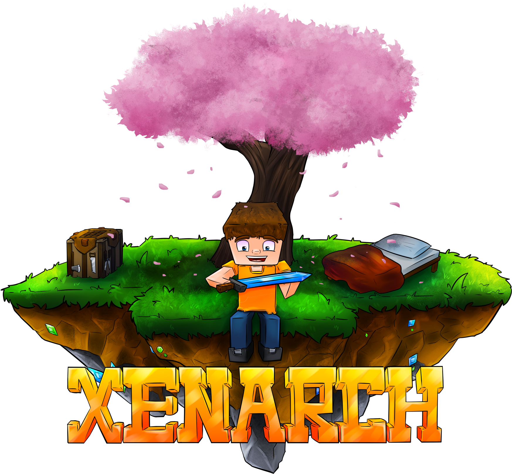 Drawn Minecraft Drawn Logo Clipart (1746x1615), Png Download
