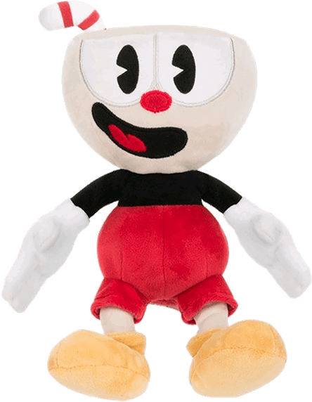 Cuphead 8" Plush - Cuphead And Mugman Plush Clipart (600x600), Png Download