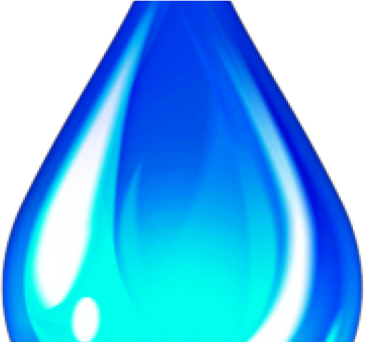 Dew Drop Clipart Teardrop - Electric Blue - Png Download (640x480), Png Download
