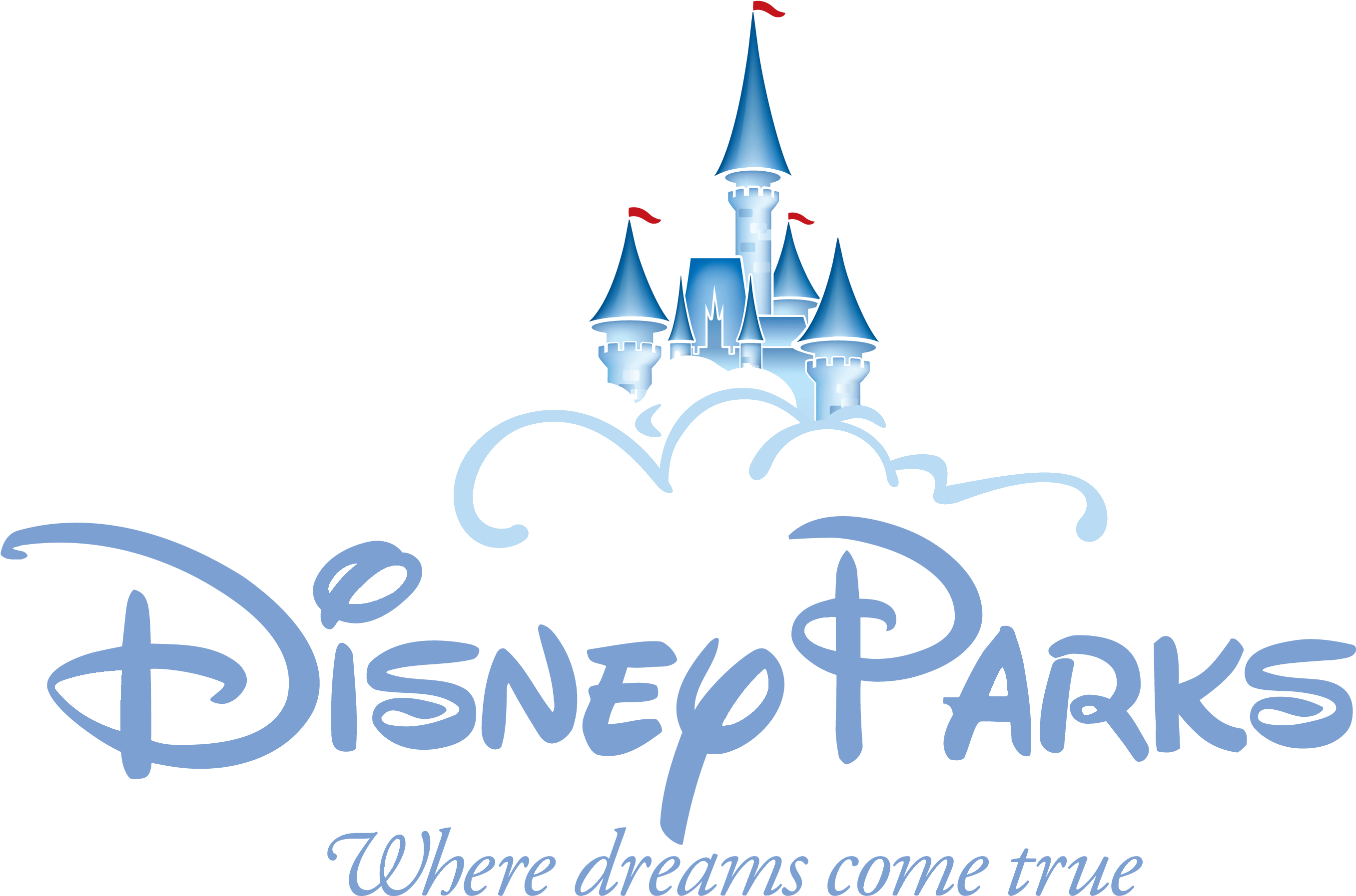 Disney Parks Png Logo - Disneyland Park California Logo Clipart (2713x1867), Png Download