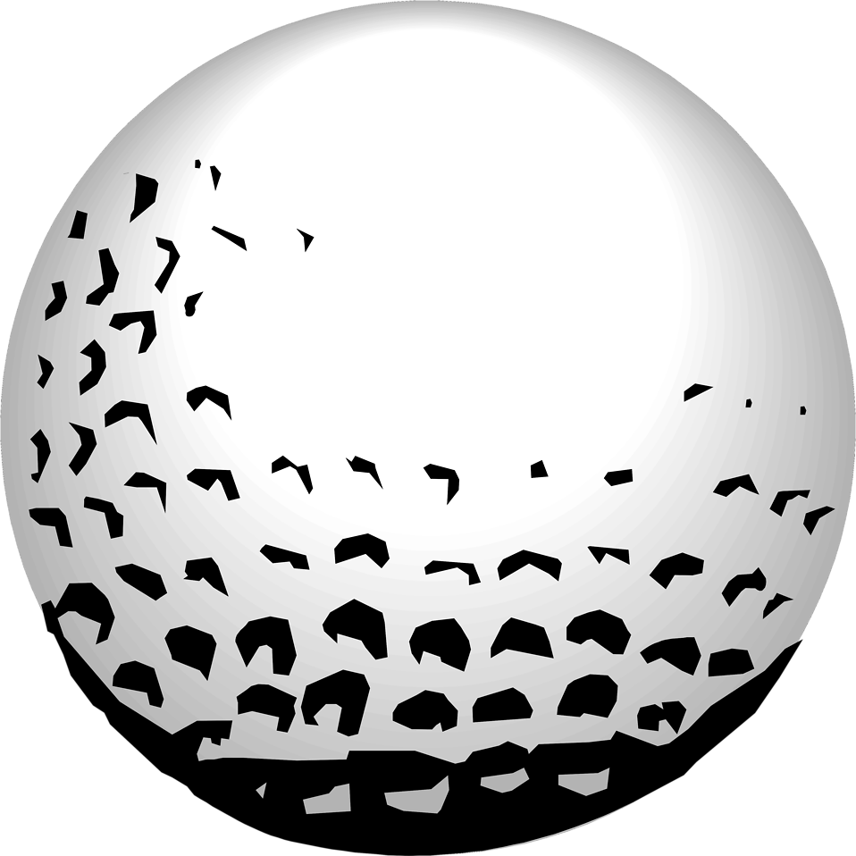 Golf Ball Png - Golf Ball Clip Art Transparent Background (958x958), Png Download