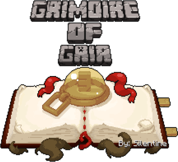 Grimoire Of Gaia 3 Mod For Minecraft Logo - Minecraft Grimoire Of Gaia 1.12 2 Clipart (721x656), Png Download