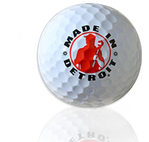 Golf Ball Png Transparent Images - Made In Detroit Clipart (640x480), Png Download