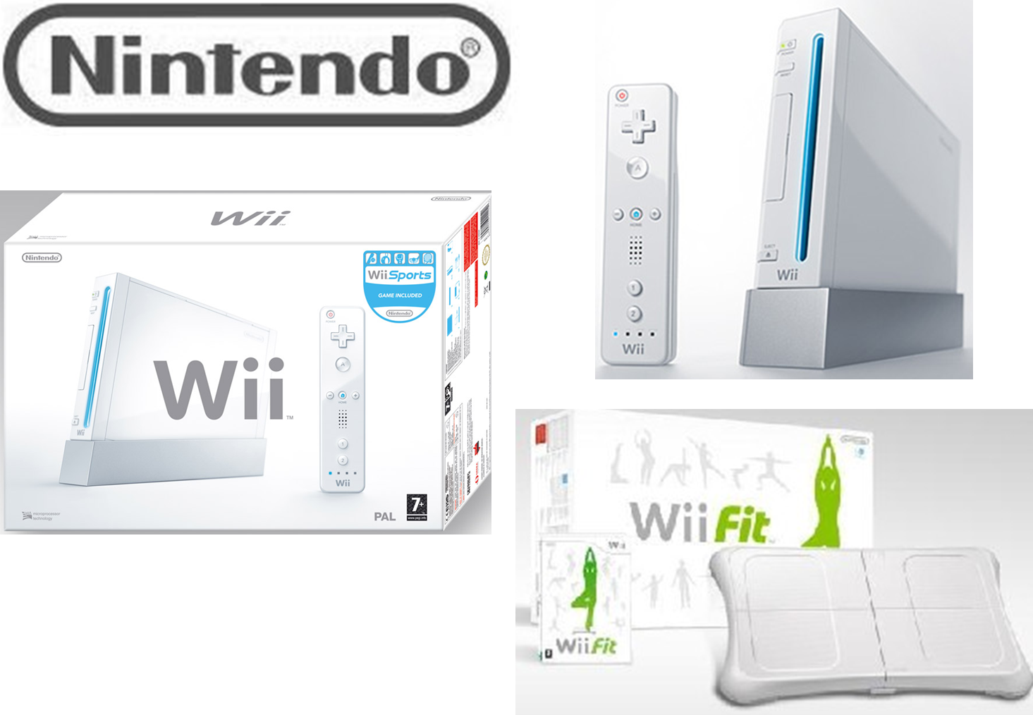 Nintendo Logo, Nintendo Wii Console, Wii Packaging, Nintendo Wii