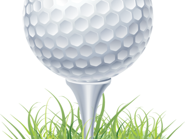 Golf On A Tee Clipart (640x480), Png Download