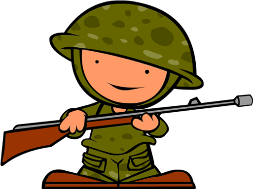 Clipart Veterans Day Soldier - Soldier Veterans Clipart Easy - Png Download (600x630), Png Download