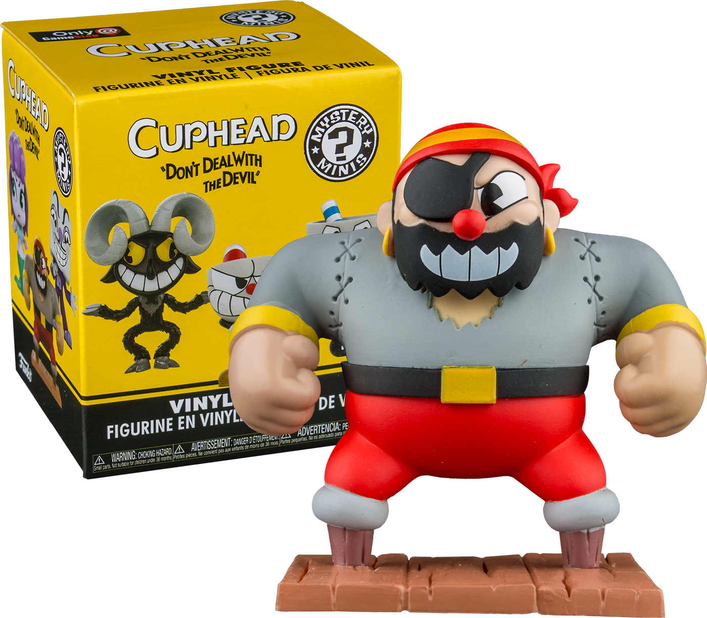 Cuphead - Cuphead Mystery Minis Box Clipart (1400x1225), Png Download
