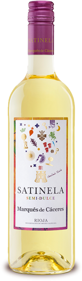 Satinela Semi-sweet Wine - Glass Bottle Clipart (768x1152), Png Download