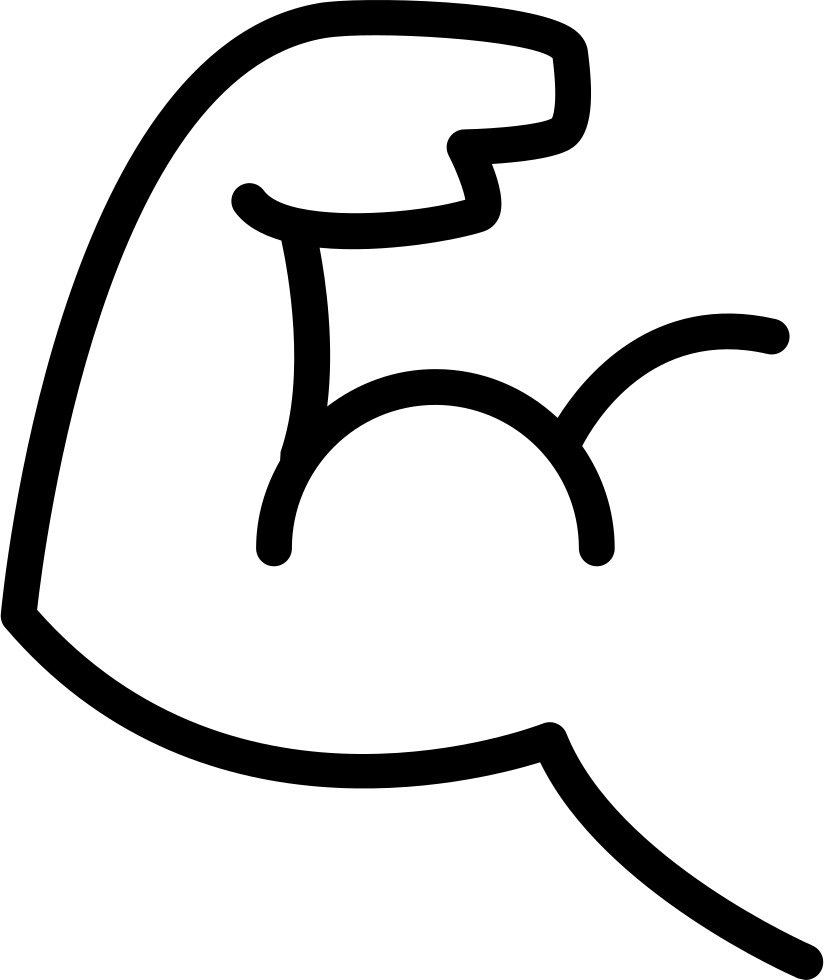 Png File Svg - Arm Muscle Png Clipart (824x980), Png Download