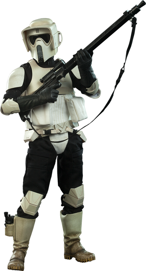 480 X 887 2 - Star Wars Scout Trooper Png Clipart (480x887), Png Download