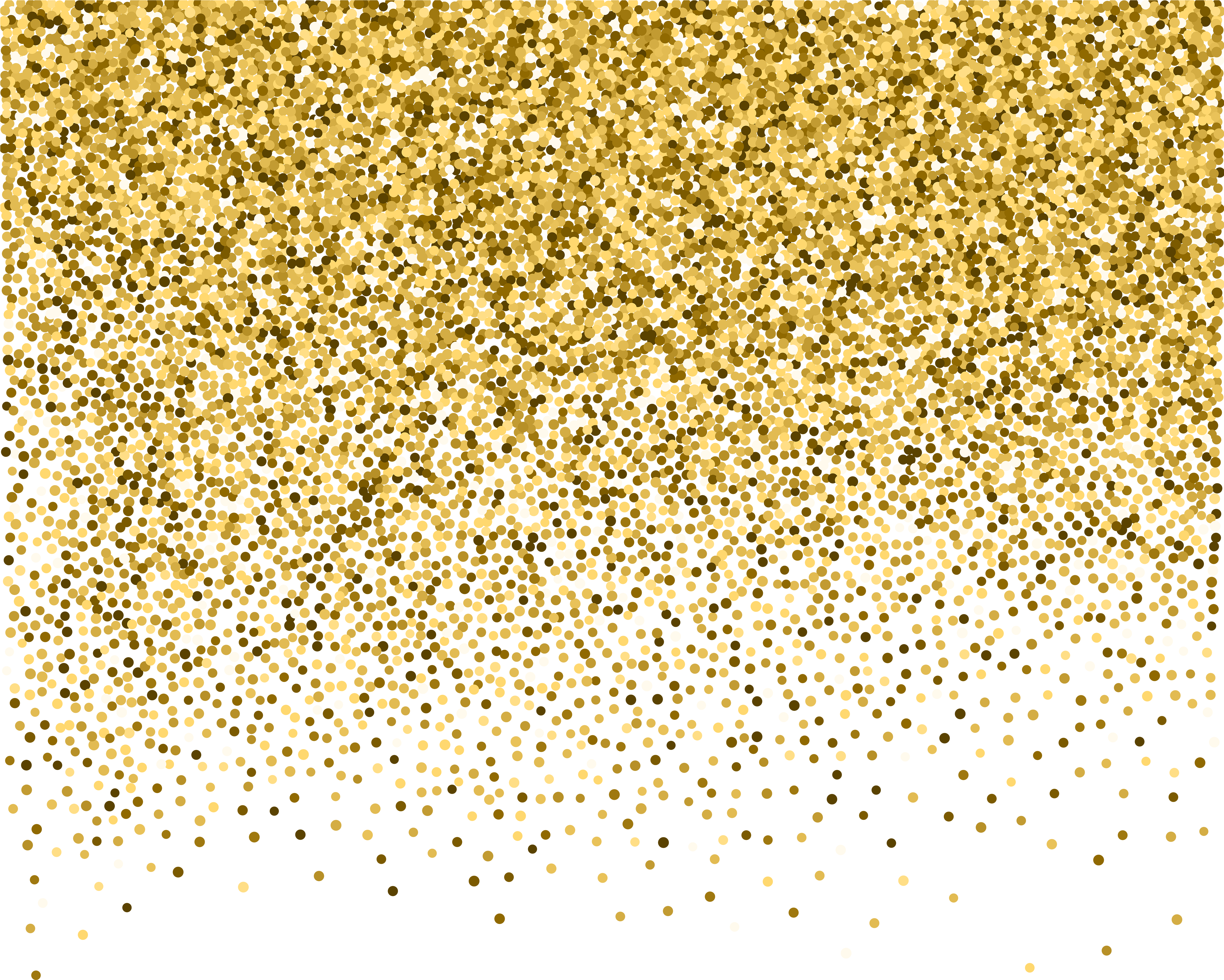 Gold Decoration Png Clip Art Image - Falling Gold Glitter Background Transparent Png (5000x4175), Png Download