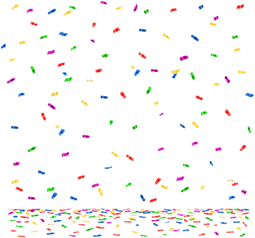 Free Png Download Confetti Png Images Background Png - Transparent Confetti Clip Art (850x791), Png Download